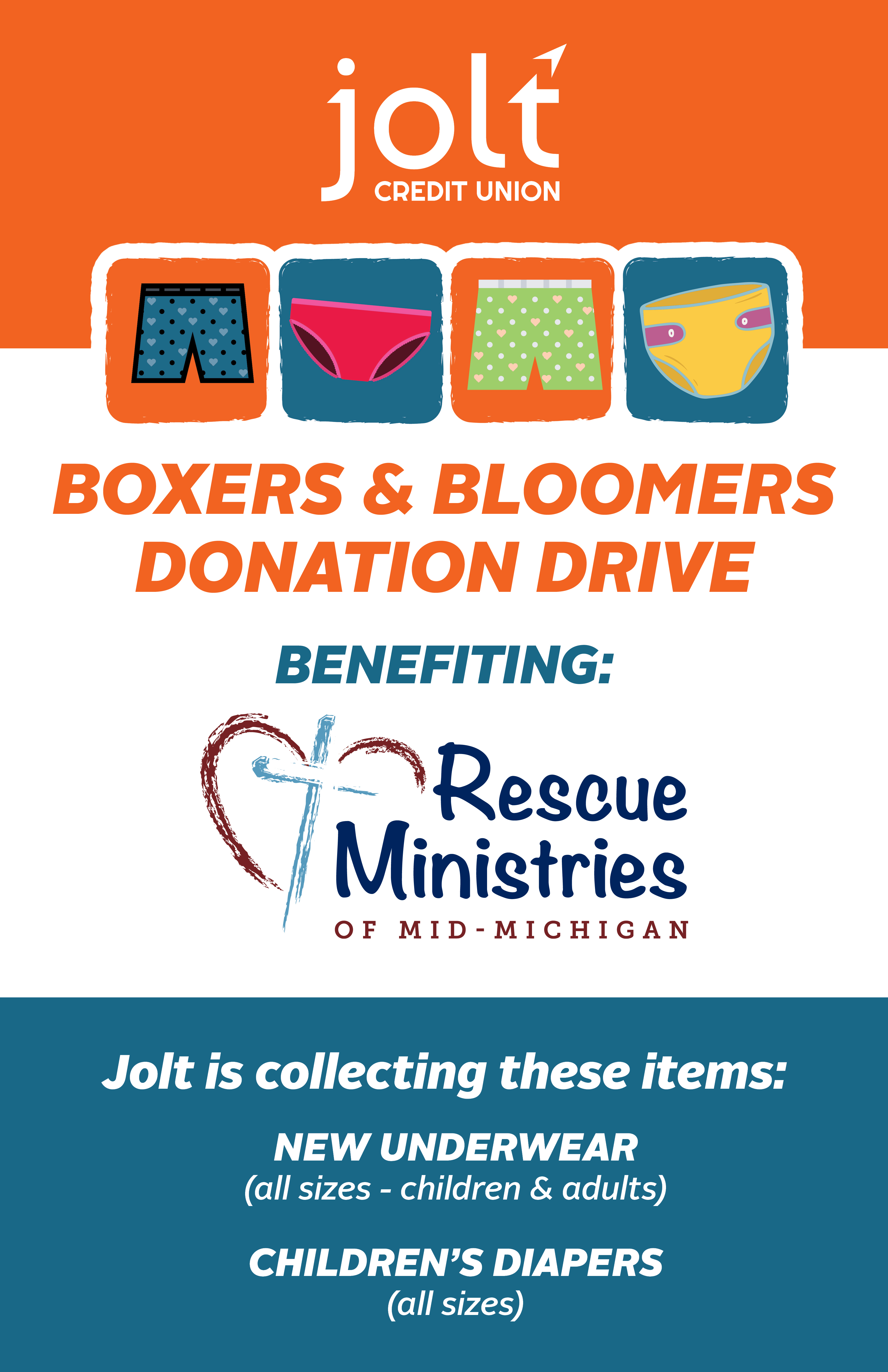 Boxers Bloomers and Donation Drive